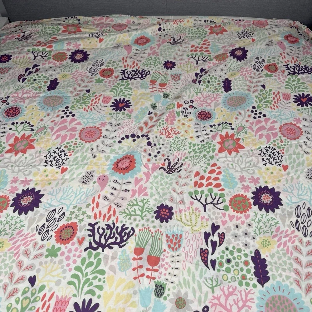 Pottery Barn Margherita Missoni Full Duvet Cover Ciao Ciao Bambino Floral Sea